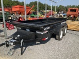 (793)UNUSED IND. AMERICA 5X10 S.A. DUMP TRAILER
