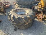 (565)-(A)-(2)14.9-24 TRACTOR TIRES/RIMS