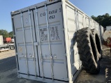 (583)40' HIGH CUBE CONTAINER W/ 4 SIDE DOORS