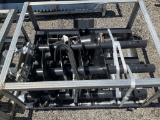 (1058)-(A)UNUSED JCT SKID STEER AUGER W/ 3 BITS