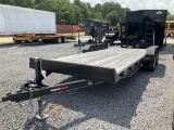 (834)CLAY'S 7 X 20 T.A. EQUIPMENT TRAILER