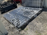 (1024)UNUSED 14' WROUGHT IRON ENTRY GATE - DEER