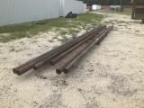 (590)6PCS OF 20' TO 24' METAL PIPE