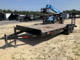 (814)2025 CLAY'S 7 X 22 T.A. EQUIPMENT TRAILER