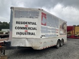 (846)8 X 20 ENCLOSED TRAILER - NO TITLE