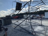 (358)30FT TALL DEER STAND WITH 4X8 PLATFORM