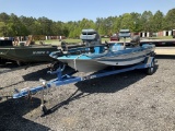(295)1991 SPRINT 255 W/1990 EVINRUDE 40 MOTOR