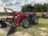 (268)-(A)MASSEY FERGUSON 2605S W/ LOADER - 4WD