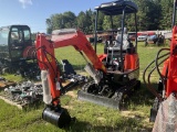(193)-(A)UNUSED AGT YNT18 MINI EXCAVATOR