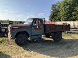 (291)1971 FORD F50 DUMP TRUCK