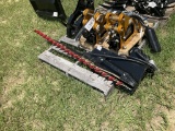 (121)UNUSED MIVA MINI EXCAVATOR HEDGE TRIMMER