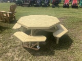 (25)7' OCTAGON PICNIC TABLE