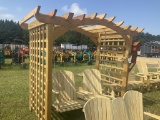 (21)SWING ARBOR W/ CUP SWING