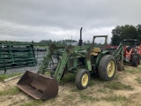 (66)-(A)JOHN DEERE 1250 W/ LOADER & BACKHOE