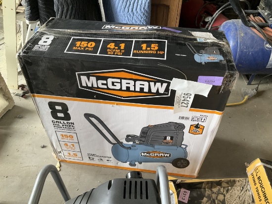 MCGRAW 8GAL 150PSI AIR COMPRESSOR