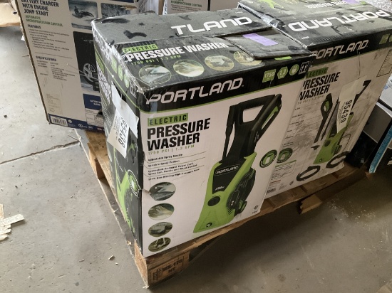 PORTLAND ELECTRIC PRESSURE WASHER 1750PSI/1.3GPM