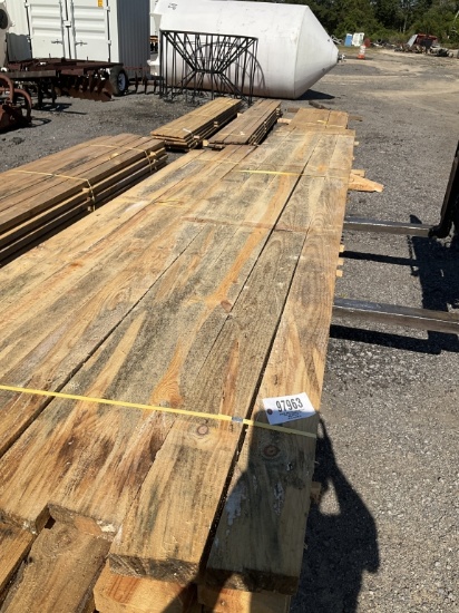 500-A-25PCS OF 2 X 6 X 16 PINE LUMBER