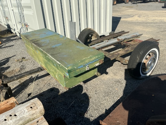 TRAILER W/ TOOL BOX - NO TITLE