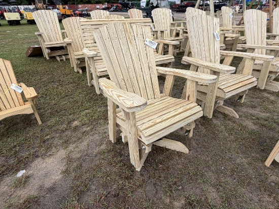 (13)SWIVEL GLIDER CHAIR