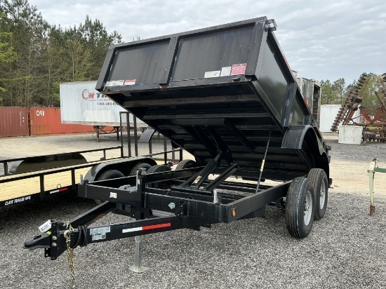 (945)SSI 6'10 X 12 T.A. DUMP TRAILER