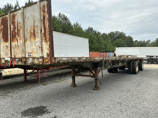 (932)Transcraft 48' Flatbed Trailer - No Title