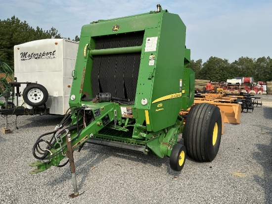 (906)A-John Deere 459 Round Baler