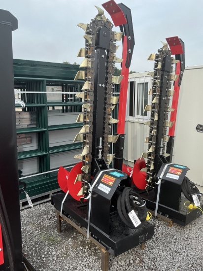 (1048)Unused Raytree Skid Steer Rmt48 Trencher