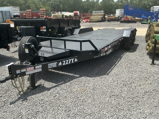 (900)Ind. America 7 X 22 T.A. Tilt Trailer - 227t