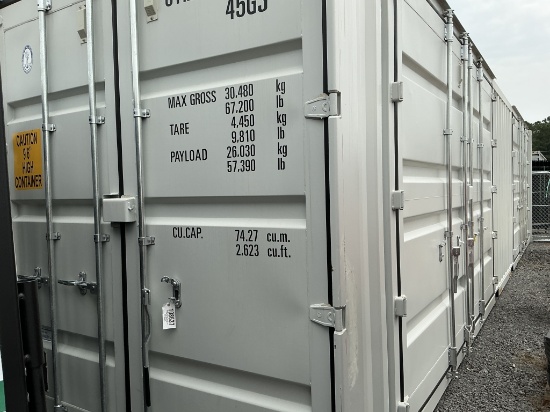 (797)A-40FT HIGH CUBE CONTAINER W/ 2 SIDE DOORS
