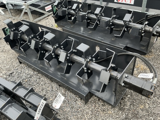 (1199)A-UNUSED JCT 72" SKID STEER TILLER