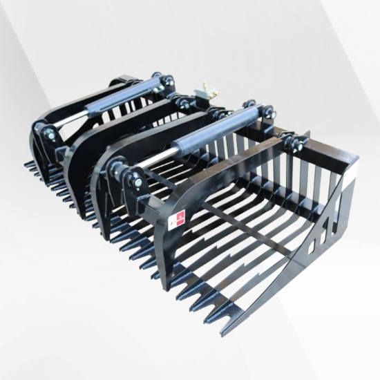 (1342)A-UNUSED JCT 84" SKID STEER ROCK GRAPPLE