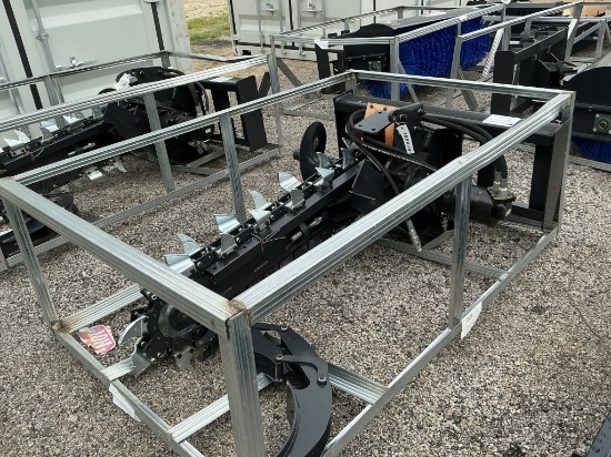(1315)A-UNUSED JCT SKID STEER TRENCHER