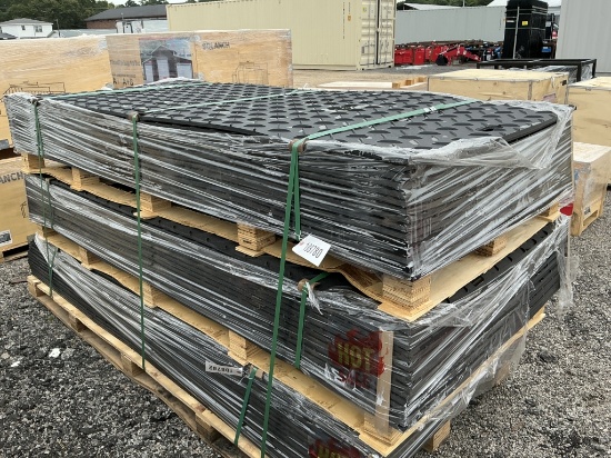 (1356)-(15)UNUSED 4FT X 8FT GROUND PROTECTION MATS