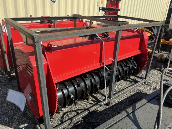 (678)Unused Giyi 72" Skid Steer Drum Mulcher