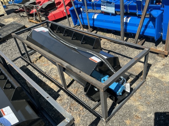(694)A-UNUSED MOWER KING SKID STEER ROTARY TILLER