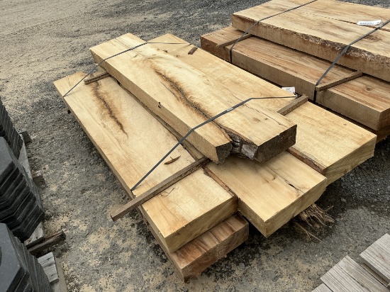 (611)A-7PCS OF 4" X 12" X 5' SWEET GUM