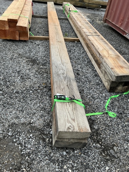 (619)A-(2)4 X 12 X 24 FIR BEAMS