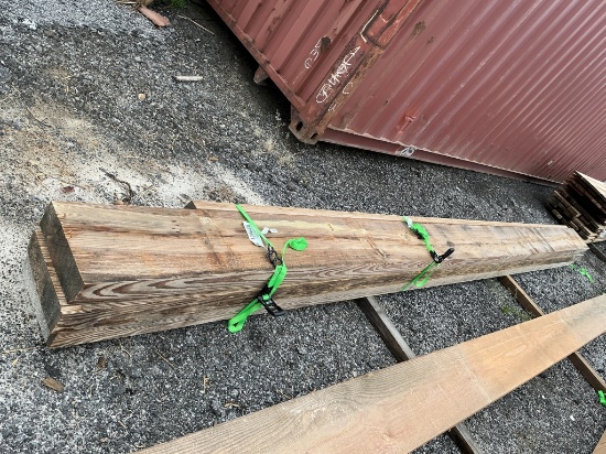 (620)A-(3)4 X 12 X 20 PINE BEAMS