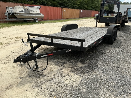 (934)Clay'S 7' X 18' T.A. Carhauler Trailer