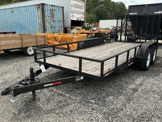 (944)Clay'S 76" X 16' T.A. Utility Trailer
