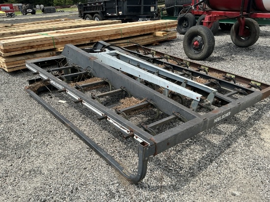 (987)A-Hoelscher Skid Steer Bale Accumulator
