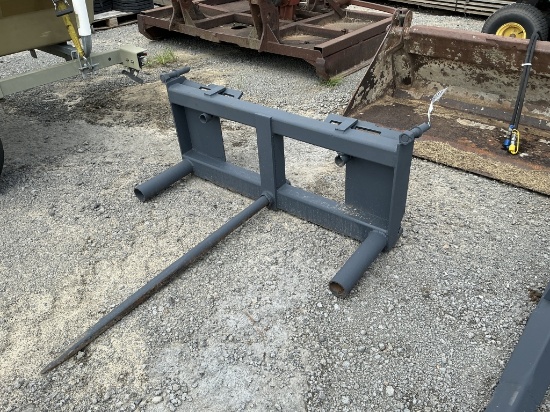 (587)A-Skid Steer Hay Spear