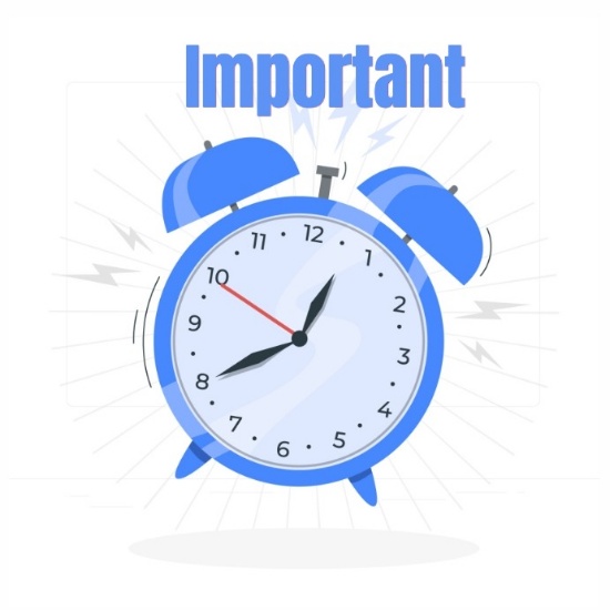 PLEASE READ - PICK-UP DAYS & TIMES