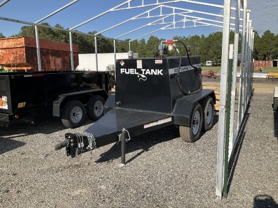 (879)Unused Ind. America 500gal Fuel Trailer