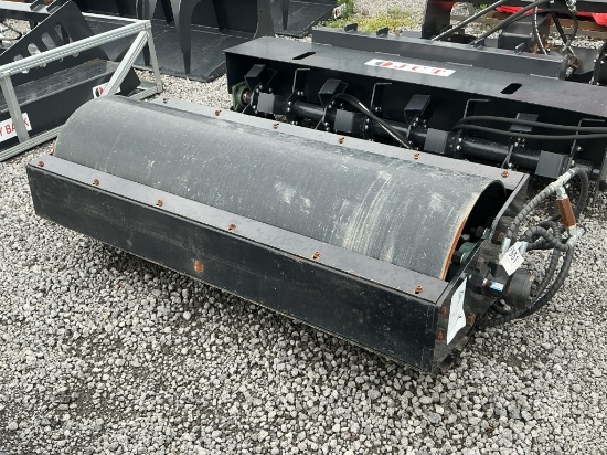 (671)A-Unused Giyi Skid Steer Vibratory Roller