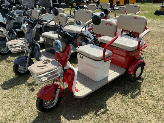 UNUSED SDLANCH IRGC40 MINI GOLF CART-RED