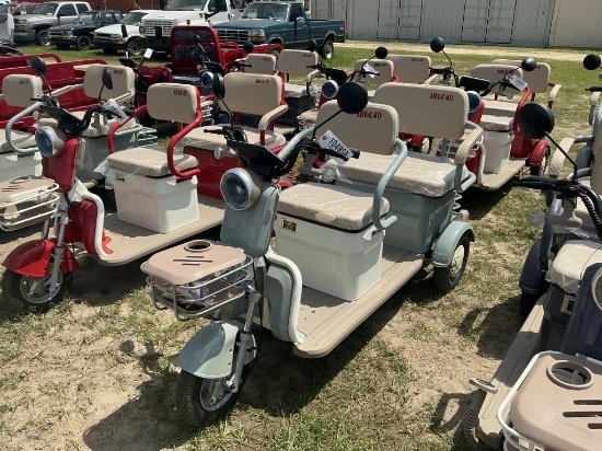 UNUSED SDLANCH IRGC40 MINI GOLF CART-AQUA
