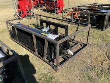 UNUSED MOWER KING 72" SKID STEER ANGLE BROOM