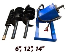 UNUSED AGT SKID STEER AUGER W/ 3 BITS
