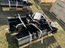 (9)UNUSED AGT MINI EXCAVATOR ATTACHMENTS